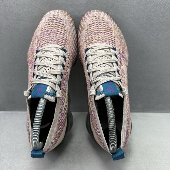 Womens Size 8 Nike Air VaporMax Flyknit 3 Shoes Desert Sand Running Sneakers - Picture 6 of 8